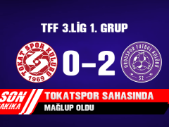 Tokatspor Sahasında Mağlup Oldu