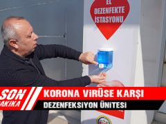 Korona Virüse Karşı Dezenfeksiyon Ünitesi
