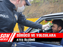 Niksar’da Sürücü ve Yolculara Ateş Ölçümü