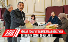 Niksar Esnaf ve Sanatkârlar Odası’nda Başkanlık Seçimi Sonuçlandı