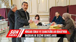 Niksar Esnaf ve Sanatkârlar Odası’nda Başkanlık Seçimi Sonuçlandı